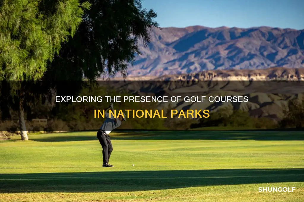 are there golf courses in national parks