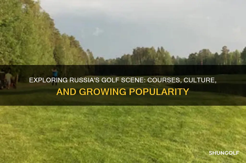 are there golf courses in russia