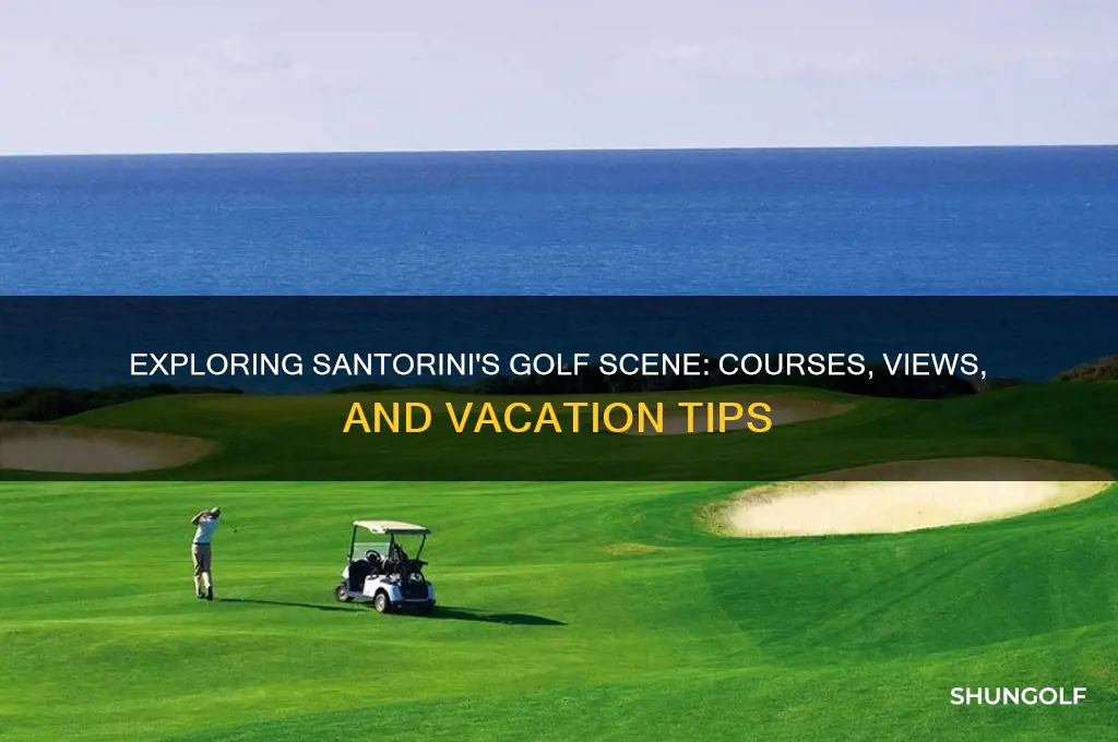 are there golf courses in santorini