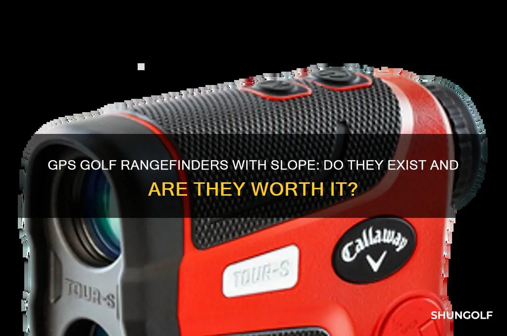 are there gps golf rangefinders with slope