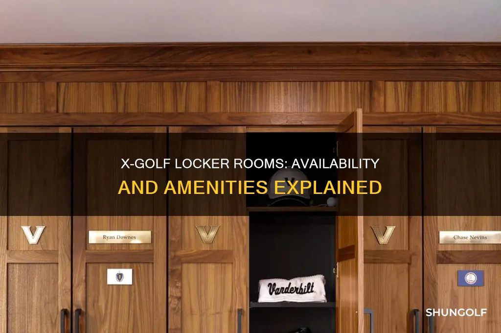 are there locker rooms at x-golf