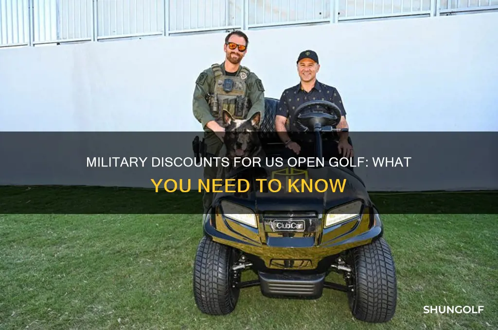 are there military discounts for us open golf
