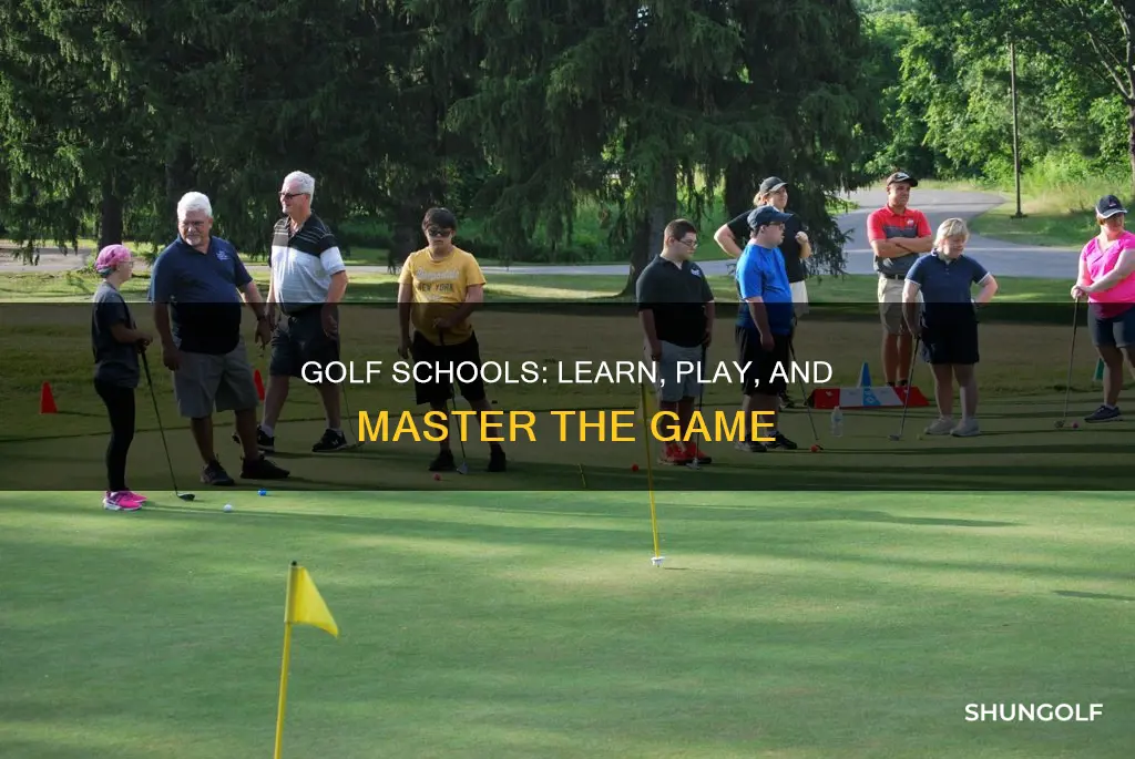 are there schools for golf
