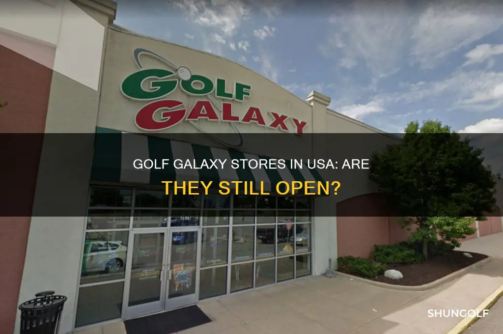 are there still golf galaxy stores in usa