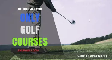 White-Only Golf Courses: Do They Still Exist in Modern Society?