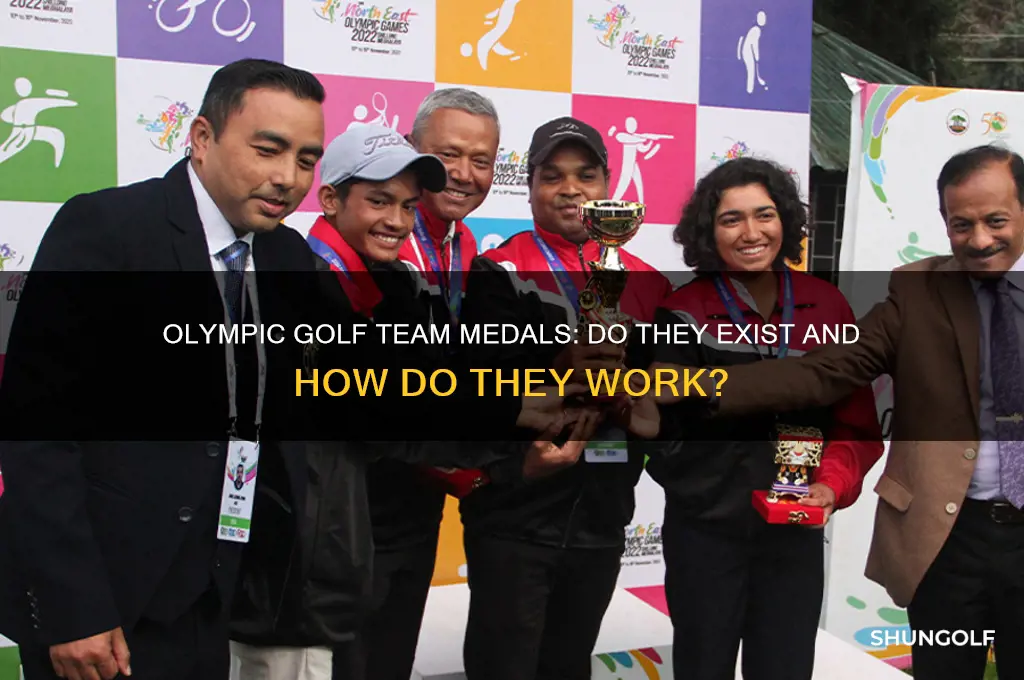 are there team medals for olympic golf