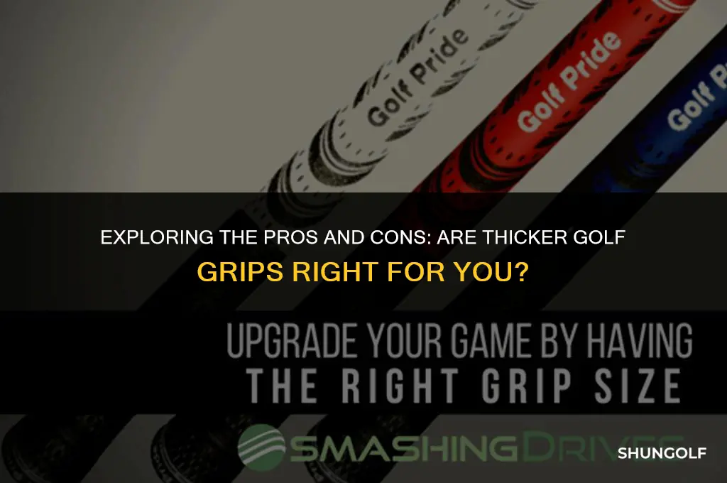are thicker golf grips better