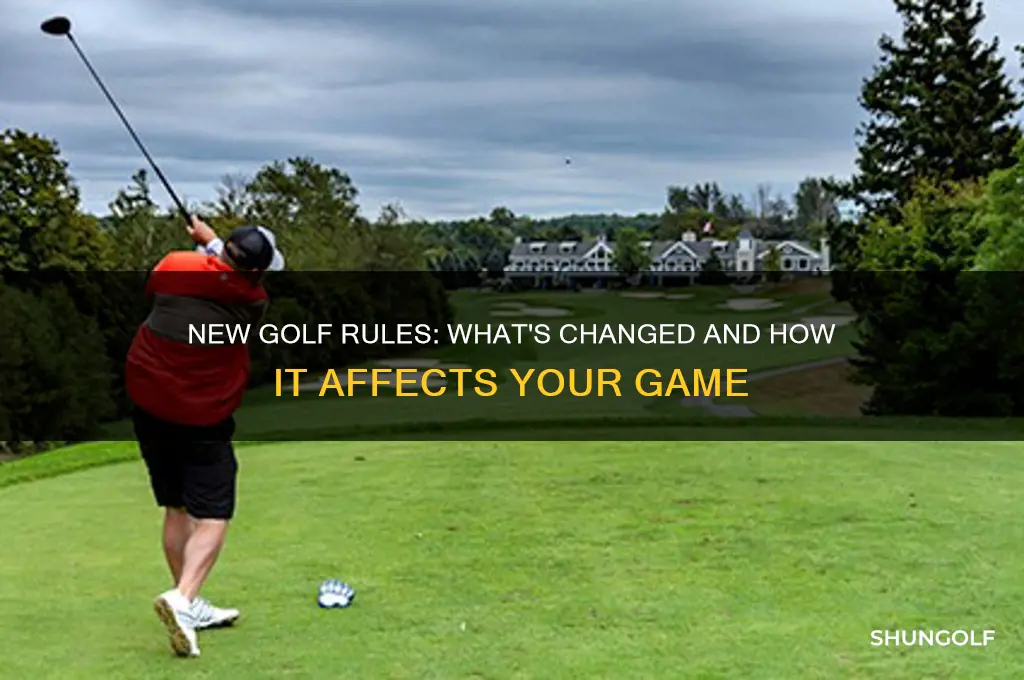 are thre any new rules in golf