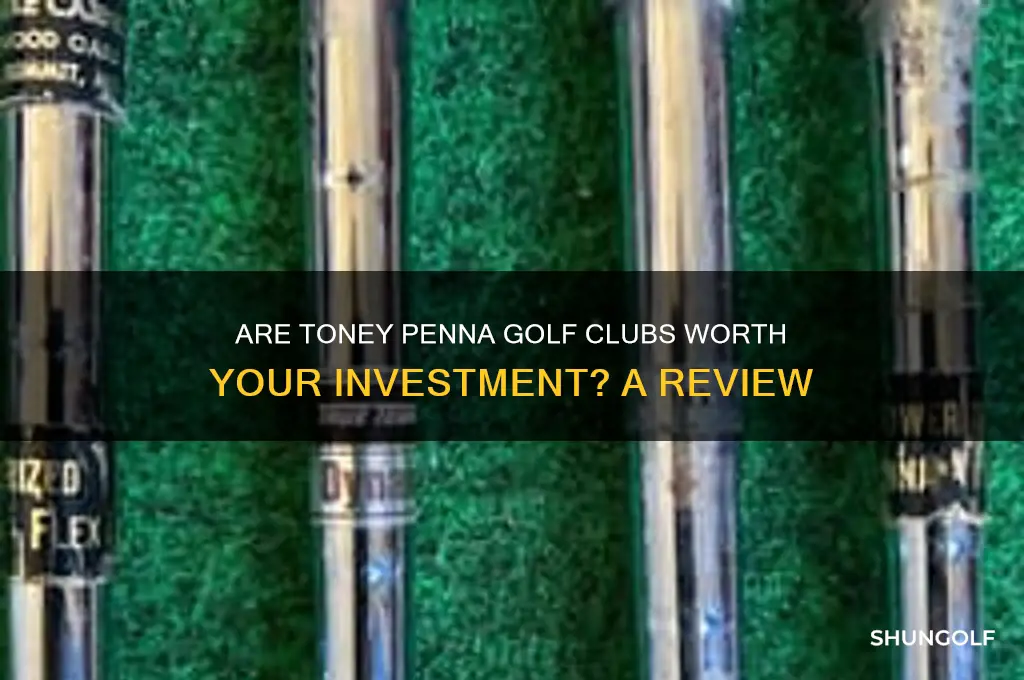 are toney penna golf clubs good