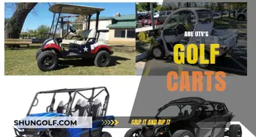 UTVs vs. Golf Carts: Key Differences and Best Uses Explained