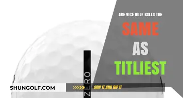 Vice Golf Balls vs. Titleist: Are They Really the Same?