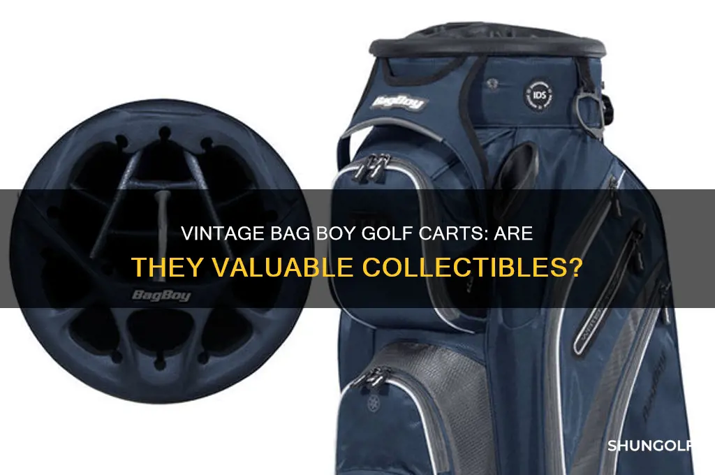 are vintage bag boy golf carts worth anything
