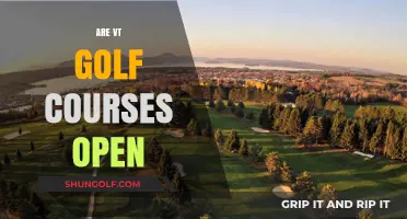Are VT Golf Courses Open? Current Status and Updates