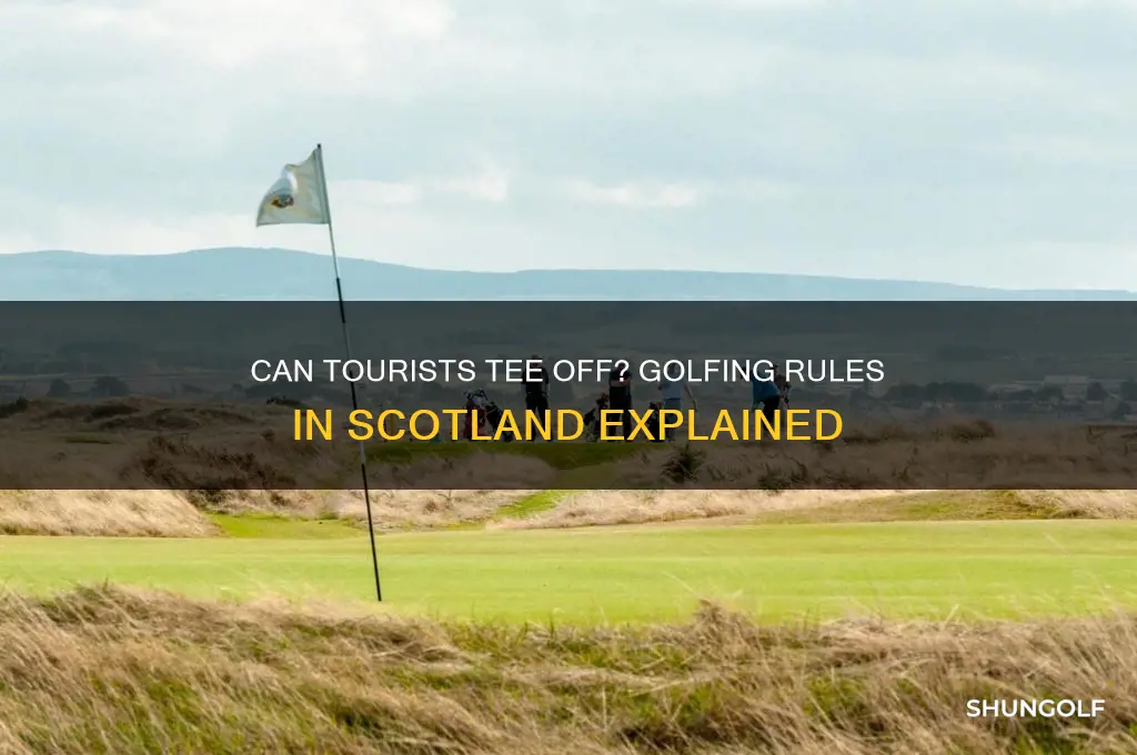 are we allowed to play golf in scotland