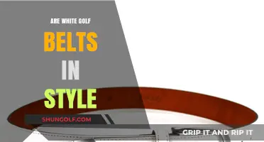 Golf Style: White Belts, Are They In?