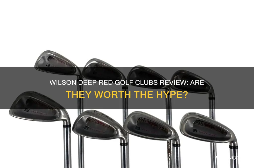 are wilson deep red golf clubs good
