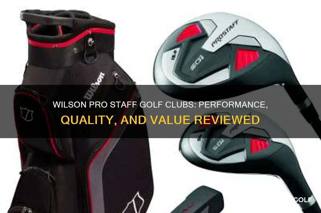 are wilson pro staff golf clubs good