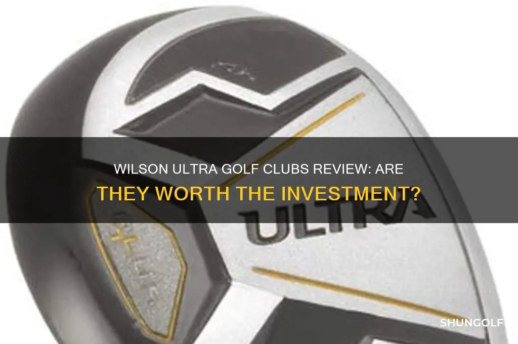 are wilson ultra golf clubs good