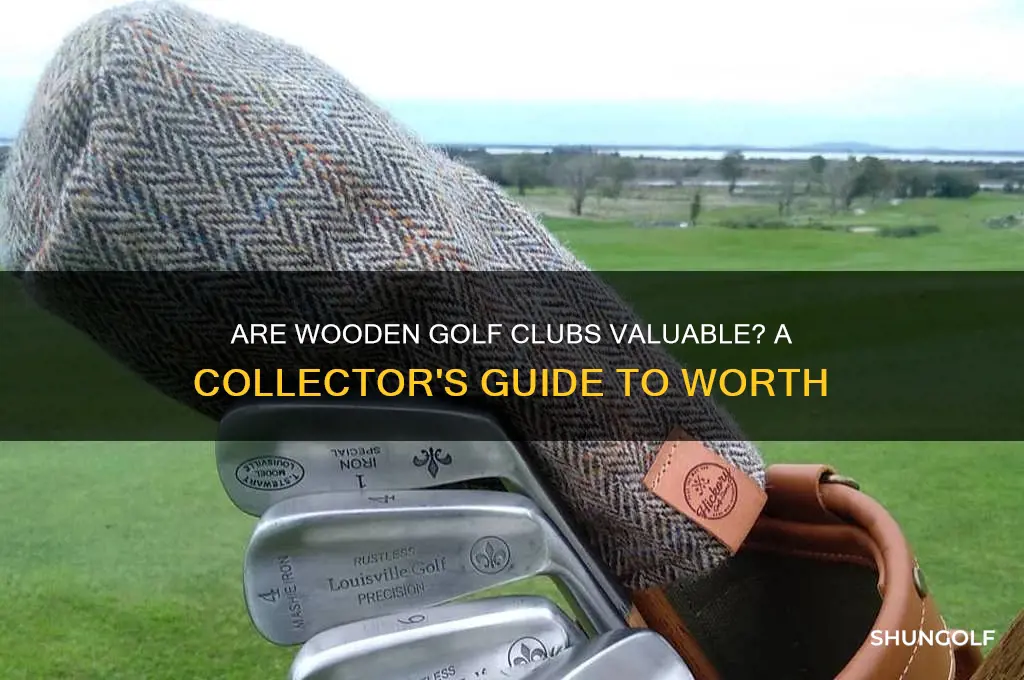 are wooden golf clubs worth anything