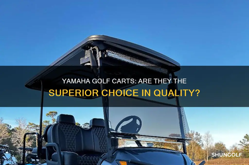 are yamaha golf carts the higher quality carts