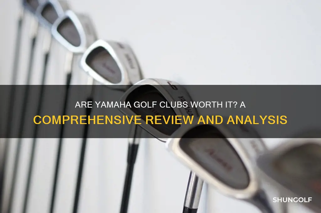 are yamaha golf clubs good