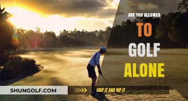 Golfing Solo: Is It Allowed?