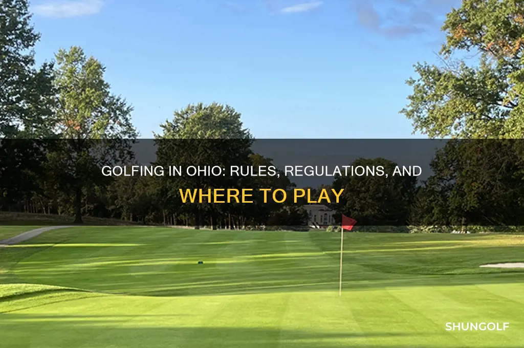 are you allowed to golf in ohio