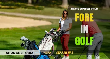 Are You Supposed to Say Fore in Golf? Etiquette Explained