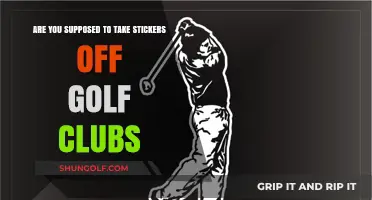 Should You Remove Stickers from Golf Clubs? A Guide for Golfers