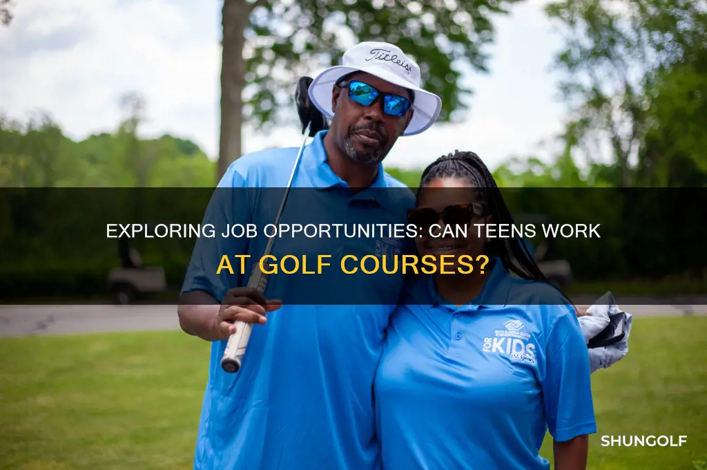 can a 14 year old work at a golf course