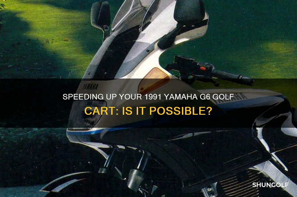 can a 1991 yamaha g6 golf cart be sped up