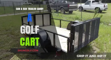 Can a Compact 5x8 Trailer Safely Transport Your Golf Cart?