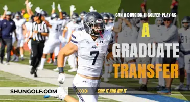 Division II Golfer Graduate Transfer: Eligibility and Opportunities Explained