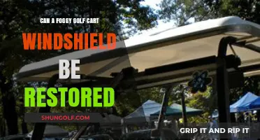 Restoring Foggy Golf Cart Windshields: Tips for Clear Visibility