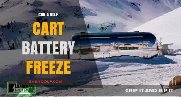 Can Golf Cart Batteries Freeze? Winter Care Tips Revealed