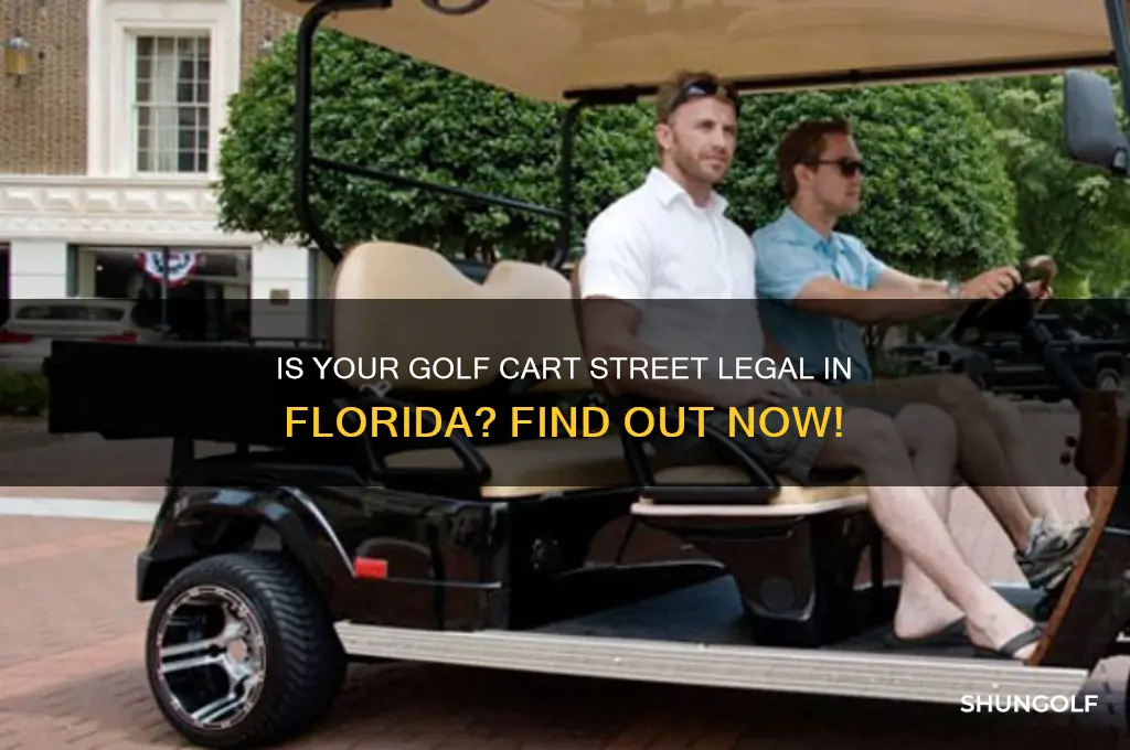 can a golf cart be street legal in florida