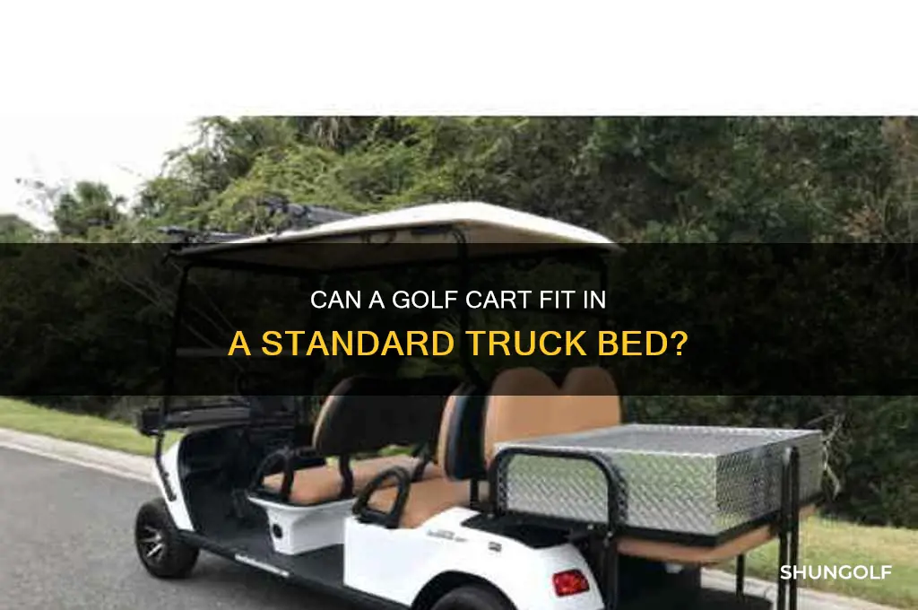 can a golf cart fit in a truck bed