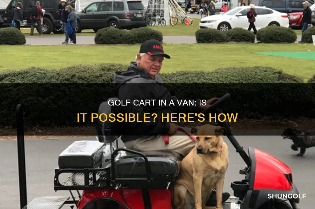can a golf cart fit in a van
