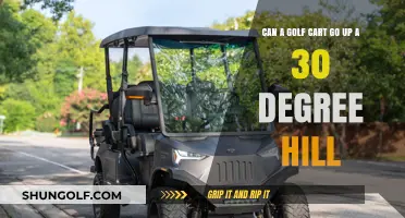 Golf Cart Hill Climbing: Can It Tackle a 30-Degree Slope?