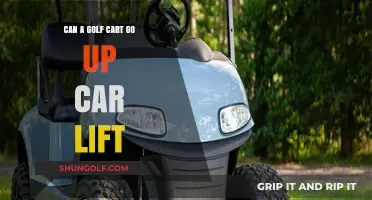 Can Golf Carts Use Car Lifts? A Practical Guide