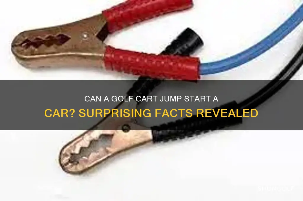 can a golf cart jump start a car