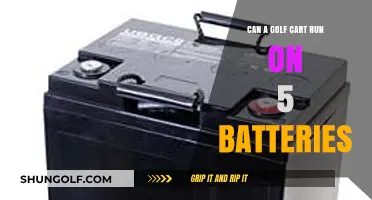 Can Golf Carts Operate Efficiently with Just Five Batteries?