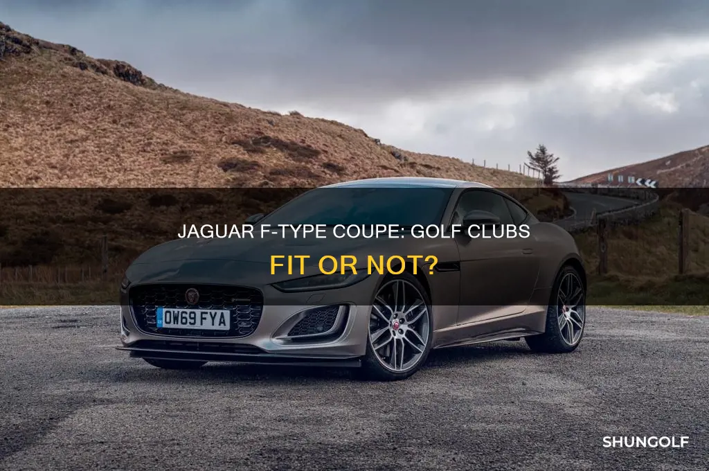 can a jaguar f-type coupe fit golf clubs