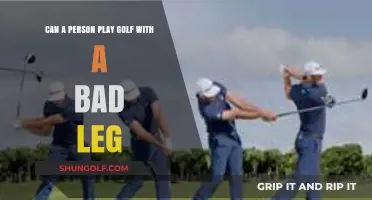 Golf with a Bad Leg: Tips for Playing Despite Injury