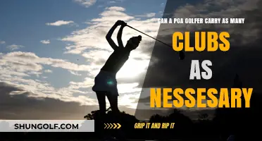 PGA Golfer Club Limits: How Many Clubs Can They Carry?