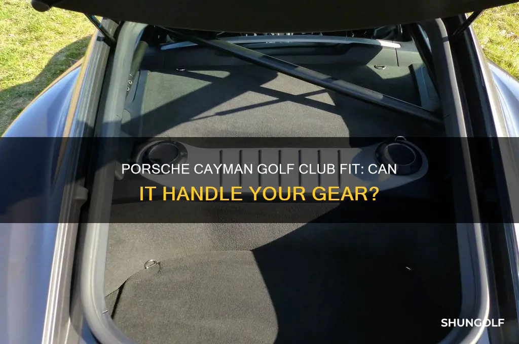can a porsche cayman fit golf clubs