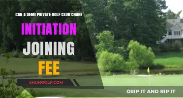 Can Semi-Private Golf Clubs Charge Initiation Fees? What You Need to Know