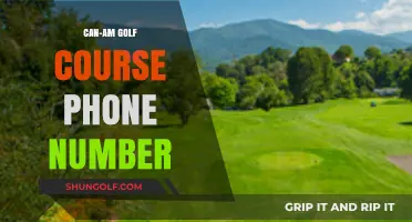 Contact Can-Am Golf Course: Find the Official Phone Number Here