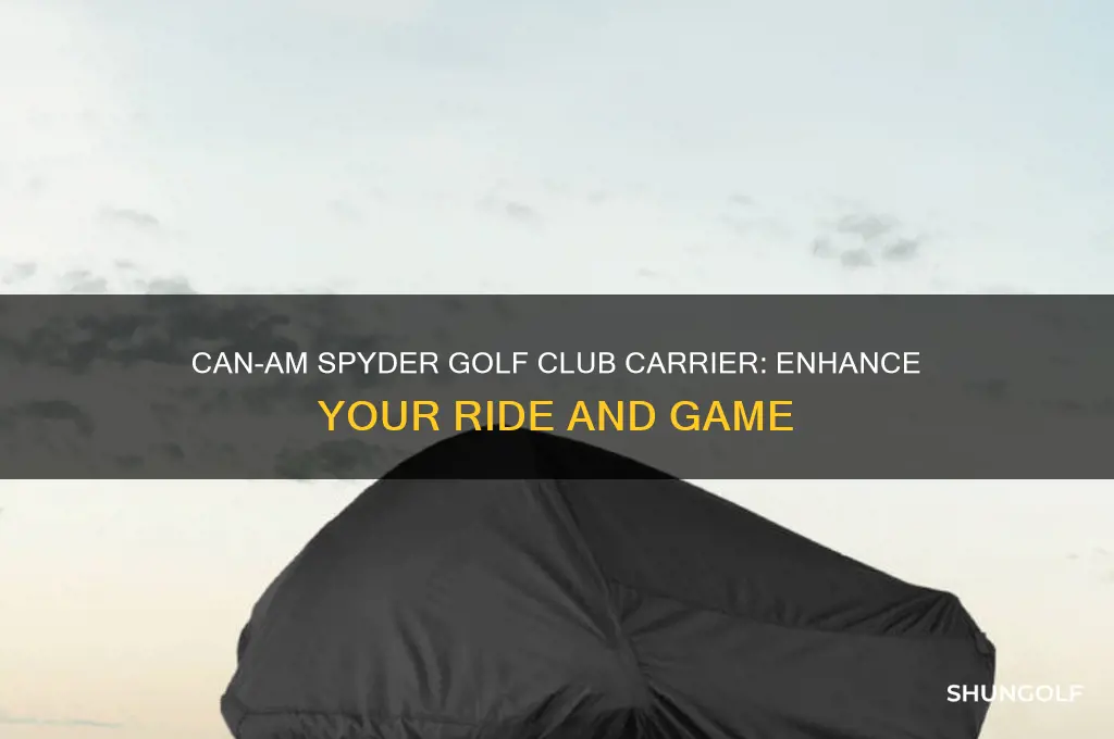 can am spyder golf club carrier