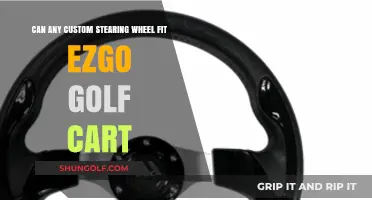 Custom Steering Wheels for EZGO Golf Carts: Compatibility Guide